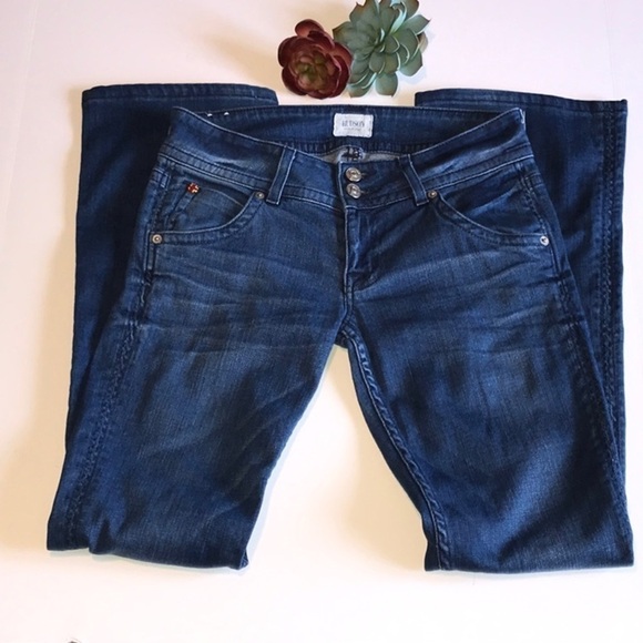 Hudson Boot Cut Blue Jeans Size 26 - Picture 5 of 14